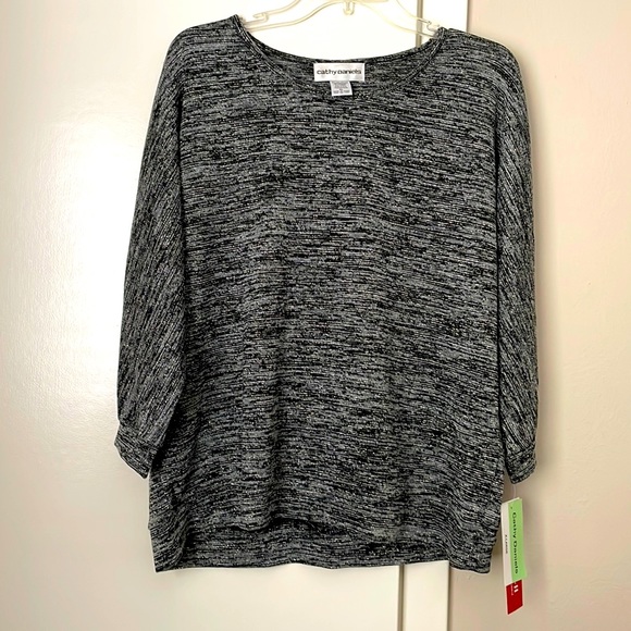 NWT Cathy Daniels Lightweight Pullover Glittery Sweater - Picture 4 of 10